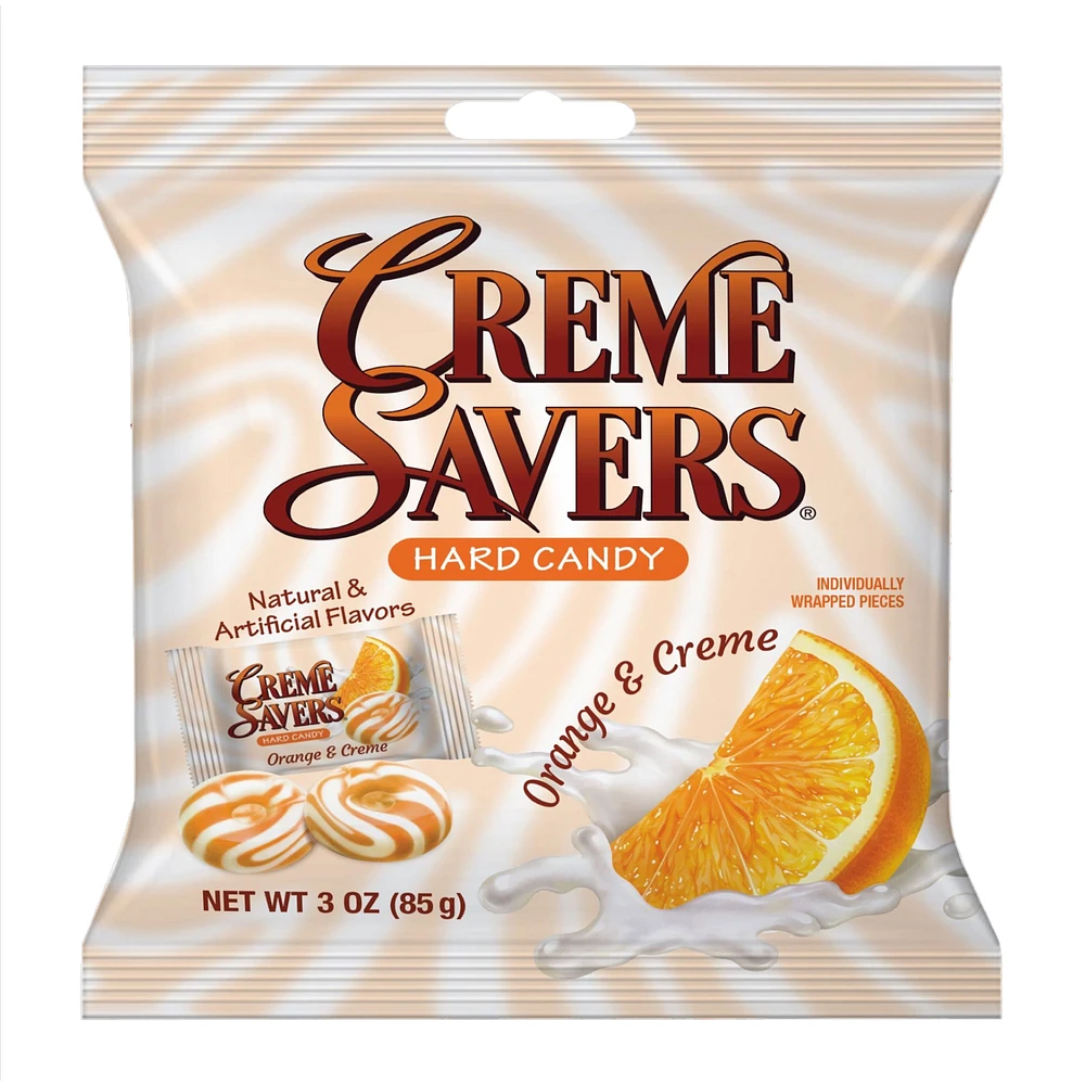 creme savers® orange & creme hard candy 3oz