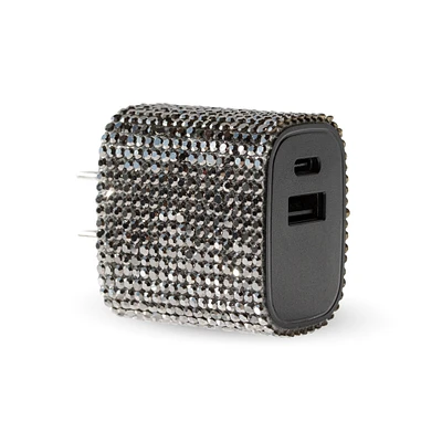 USB Type-C & bling dual wall charger 3.1A