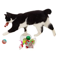7-pack catnip cat toys christmas ornament