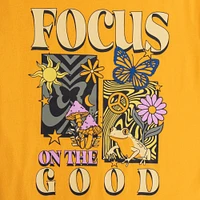 focus on the good' graphic tee