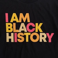 'I am black history' graphic tee