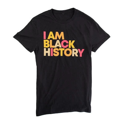 'I am black history' graphic tee