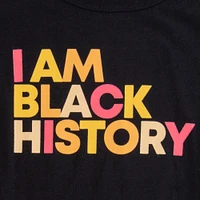 kid's 'I am black history' graphic tee