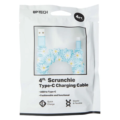 scrunchie USB Type-C cable 4ft