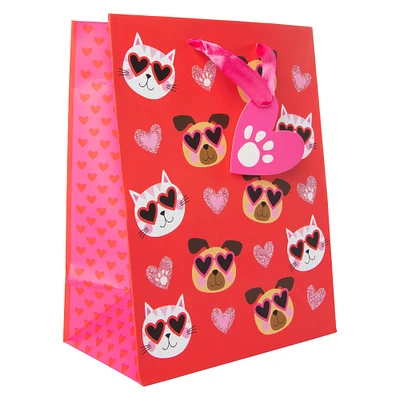 medium valentine’s day gift bag 9in x 7in