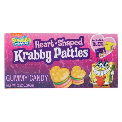 spongebob squarepants™ heart-shaped krabby patties™ gummy candy 2.22oz