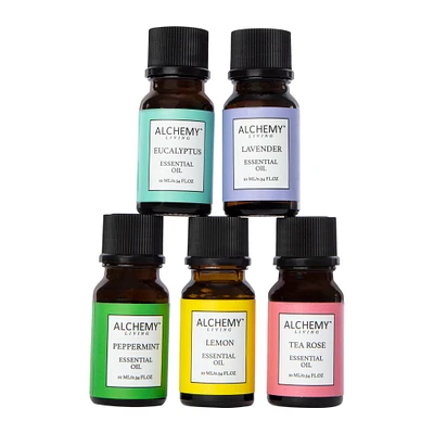 alchemy living™ 5-piece essential oils set