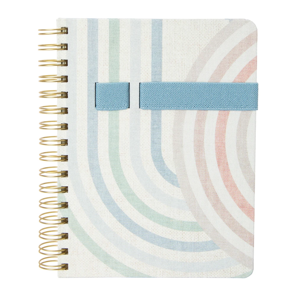 linen planner with phone holder