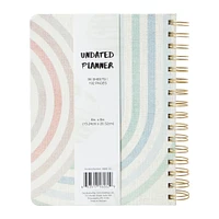 linen planner with phone holder