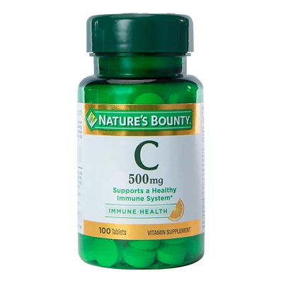 nature's bounty® vitamin C 500mg tablets 100-count