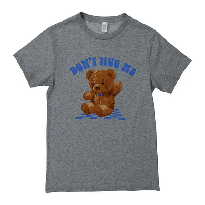 'don't hug me' teddy bear graphic tee