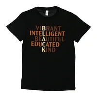 vibrant black history graphic tee