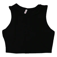 juniors black active tank top