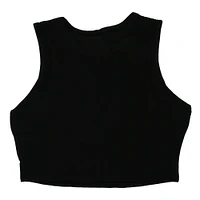 juniors black active tank top