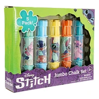 Disney Lilo & Stitch jumbo chalk set with holders 10-piece