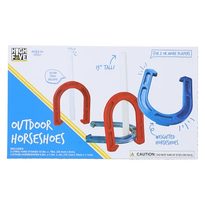 high five® horseshoes outdoor game set
