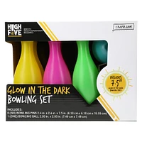 high five® glow in the dark bowling set 7-piece