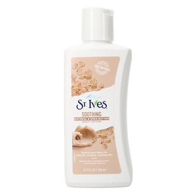 st. ives® soothing oatmeal & shea butter body lotion 6.7 fl.oz