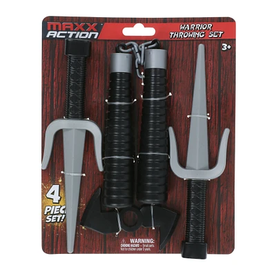 maxx action™ warrior throwing set 4-piece