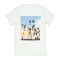 palm tree graphic tee