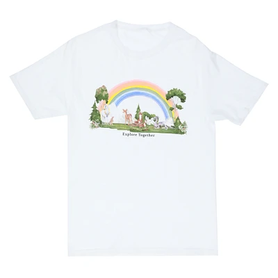 mystical nature 'explore together' graphic tee