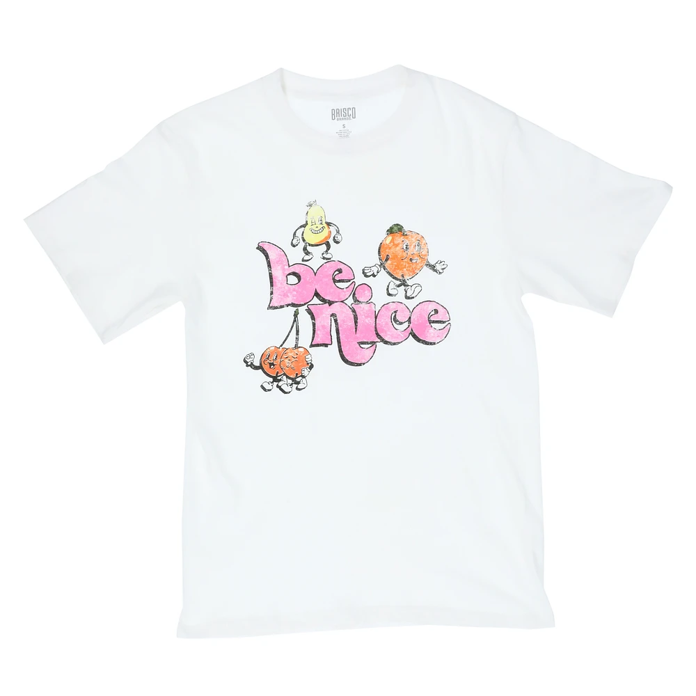 vintage 'be nice' graphic tee