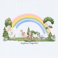 mystical nature 'explore together' graphic tee