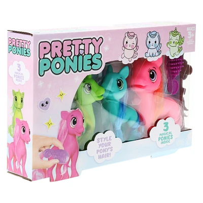 pretty ponies playset 3-pack