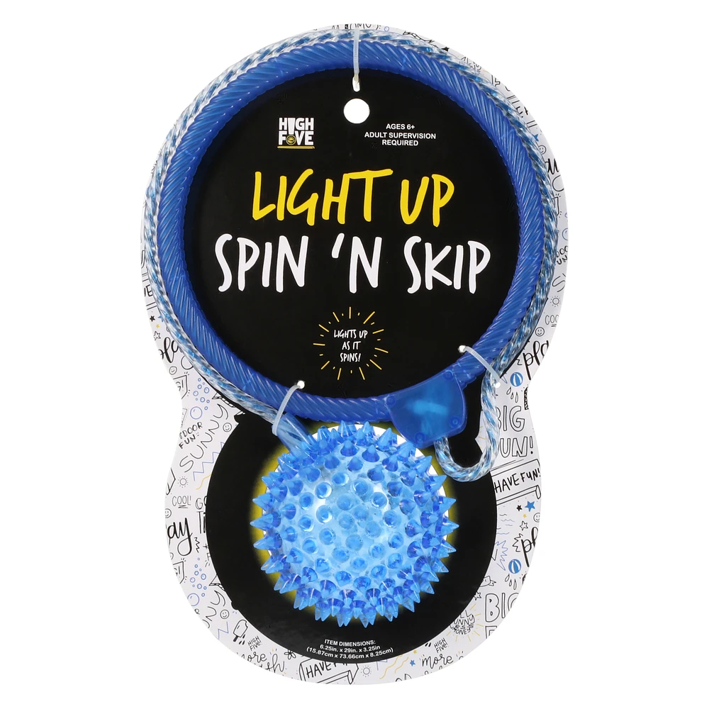 light up spin n' skip ball