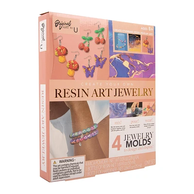 create your own resin art jewelry kit