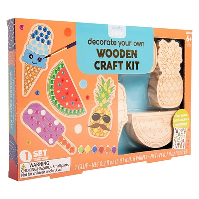 decorate your own wooden craft kit
