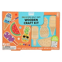 decorate your own wooden craft kit