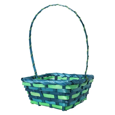mini bamboo easter basket 7.8in