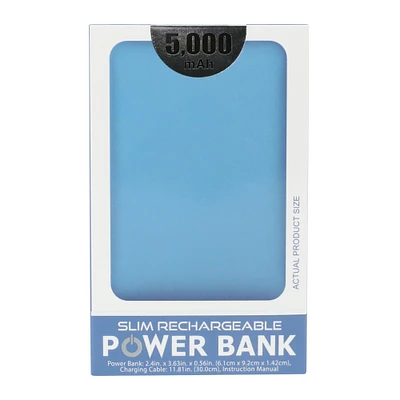 5000mAh Slim Power Bank Charger