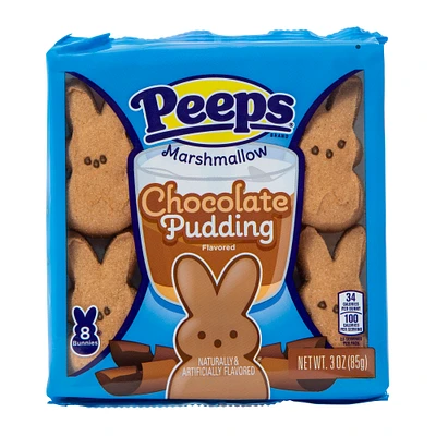 peeps® chocolate pudding marshmallow bunnies 8-count