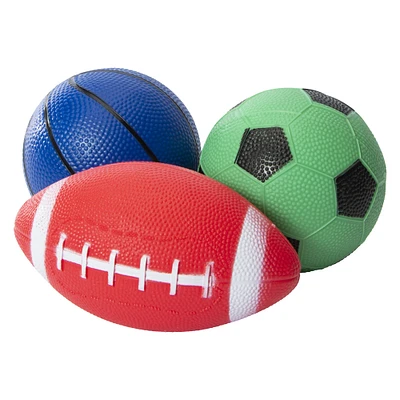 mini sports balls 3-pack