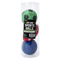 mini sports balls 3-pack