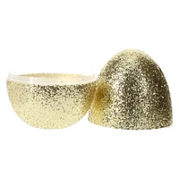 jumbo glitter fillable easter egg 6in