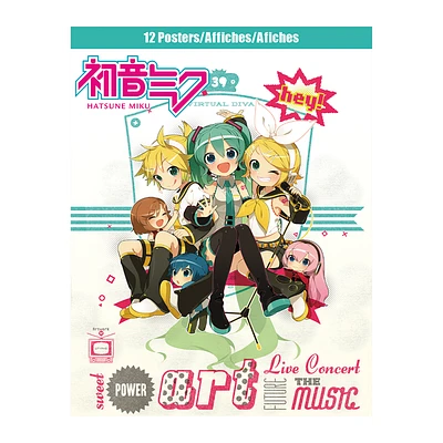 hatsune miku book of posters 12-pack