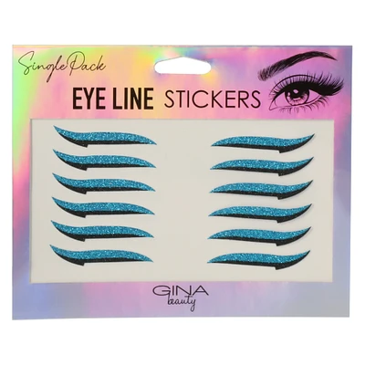 gina beauty™ eyeliner stickers 6-count