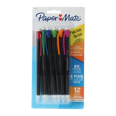 paper mate® write bros. #2 mechanical pencils 12-count