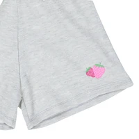 juniors gray fleece sweat shorts