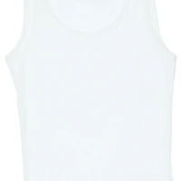 juniors white ribbed tank top