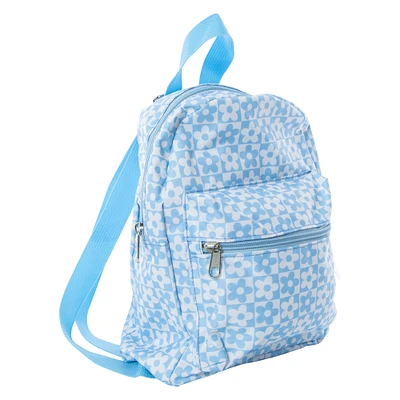 retro floral mini backpack 9.8in