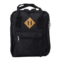 top-handle mini nylon backpack