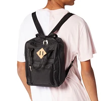 top-handle mini nylon backpack
