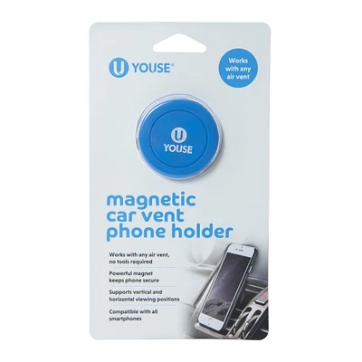 magnetic car vent phone holder