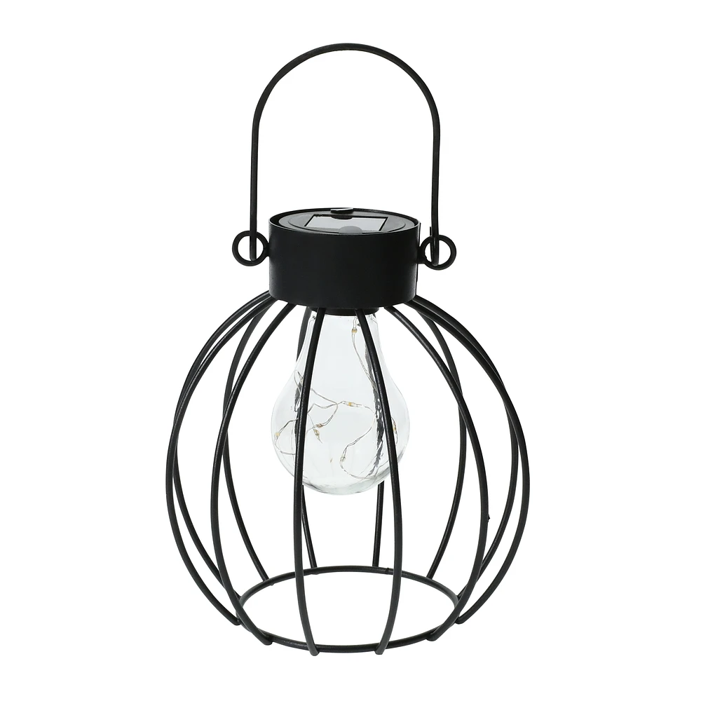 metal cage lantern 6.7in x 5.9in