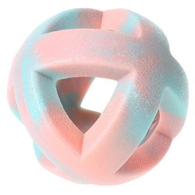 x-treme cage ball dog toy - pink