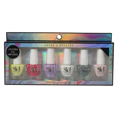 smoke & mirrors holographic nail polish set 6-count